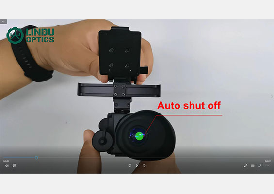 Óculos de visão noturna Lindu LDNV002, monocular, geração 2 e geração 3, campo de visão de 40 graus.