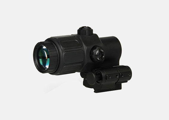 Mira holográfica com lupa de 3x e suporte STS