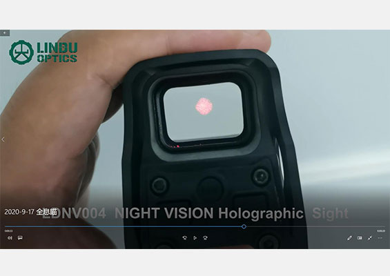 Mira holográfica para armas